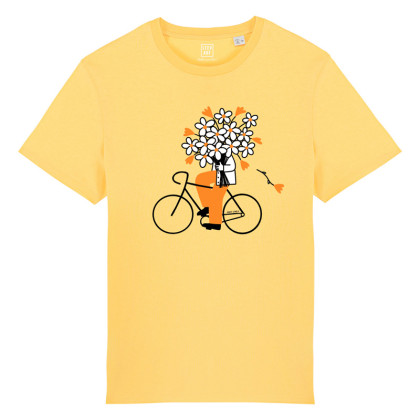 T-Shirt Homme Bike & Flower Pineapple