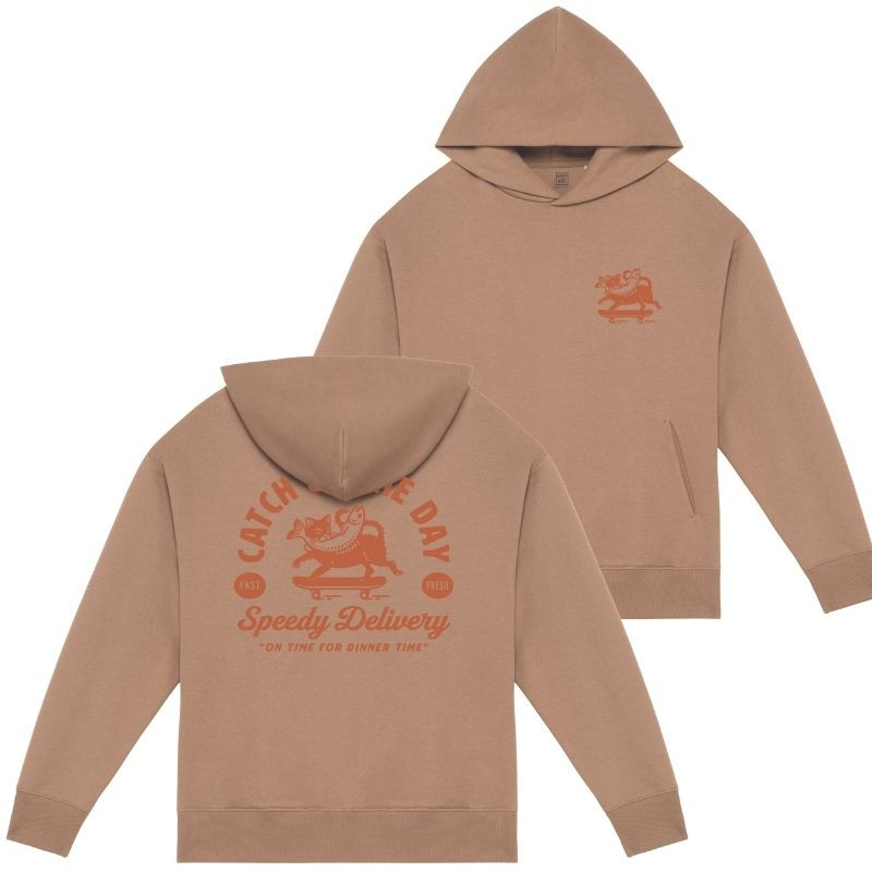 Sweat Hoodie Homme Catch of the Day Driftwood