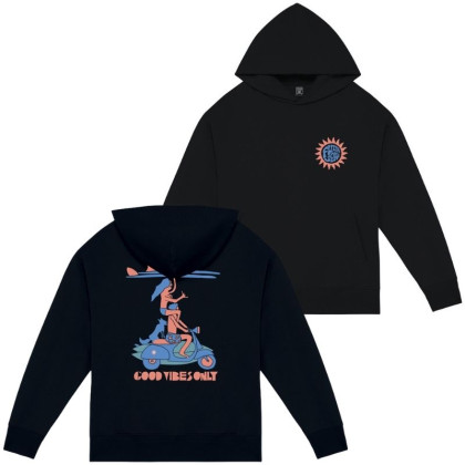 Sweat Hoodie Homme Good Vibes Black