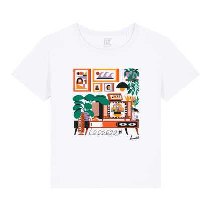 T-Shirt Femme Mon Salon Blanc