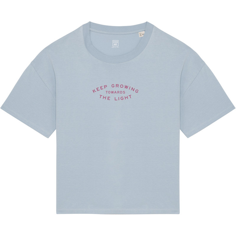 T-Shirt Oversize Femme Keep On Growing Aqua
