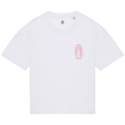 T-Shirt Oversize Femme Madré Blanc