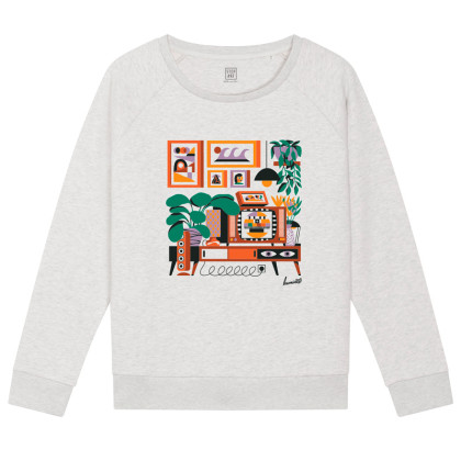 Sweat Femme Mon Salon Cream