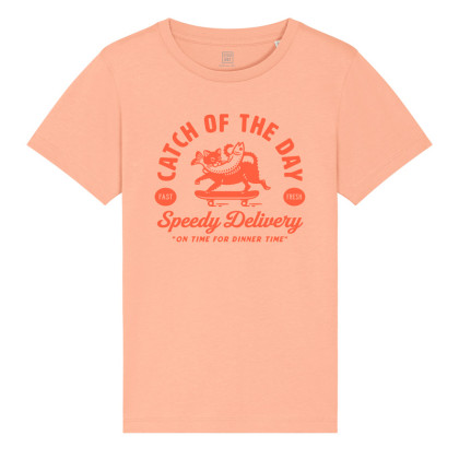 T-Shirt Enfant Catch of the Day Peach