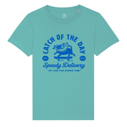 T-Shirt Enfant Catch of the Day Teal