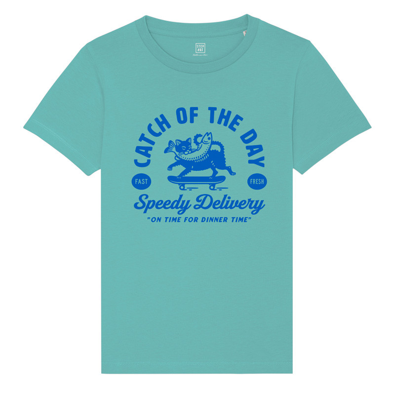 T-Shirt Enfant Catch of the Day Teal