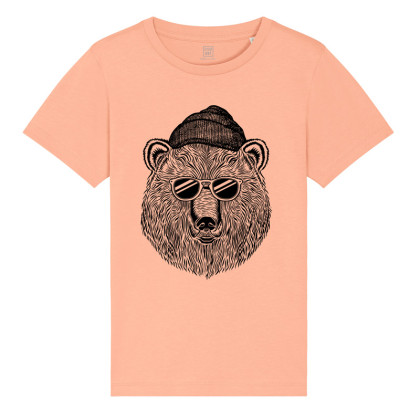 T-Shirt Enfant Bear & Sun Peach