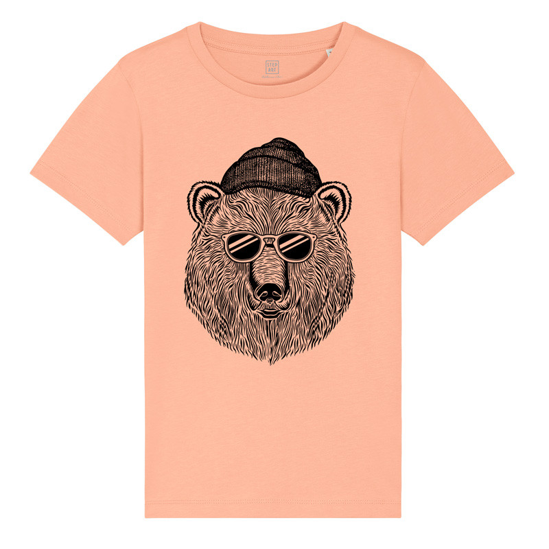 T-Shirt Enfant Bear & Sun Peach