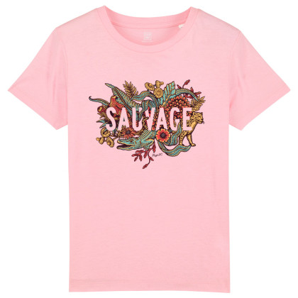 T-Shirt Enfant Sauvage Cotton Pink