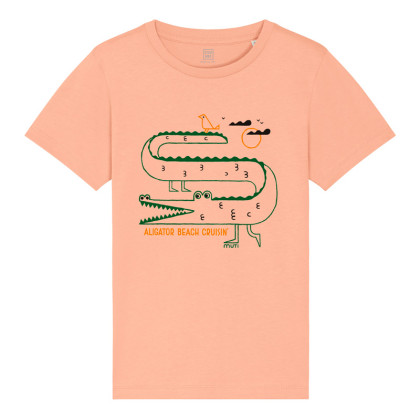 T-Shirt Enfant Aligator Peach