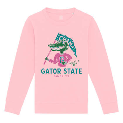 Sweat Enfant Gator State Cotton Pink