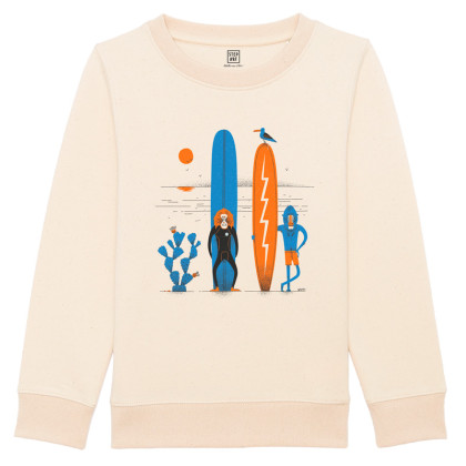 Sweat Enfant Baboons Natural