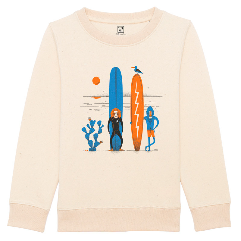 Sweat Enfant Baboons Natural
