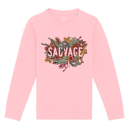 Sweat Enfant Sauvage Cotton Pink