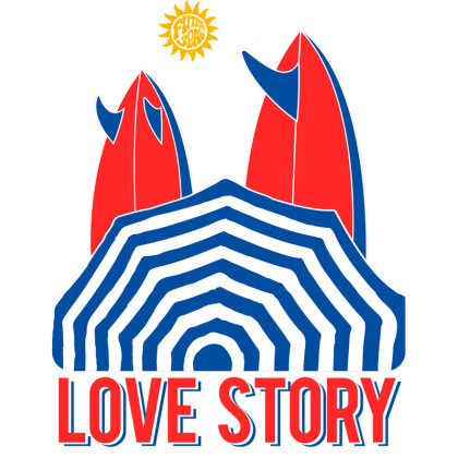 T-Shirt Homme Love Story White