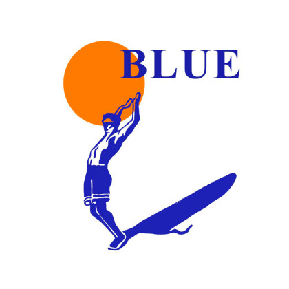 Sweat Hoodie Homme Blue Ivory