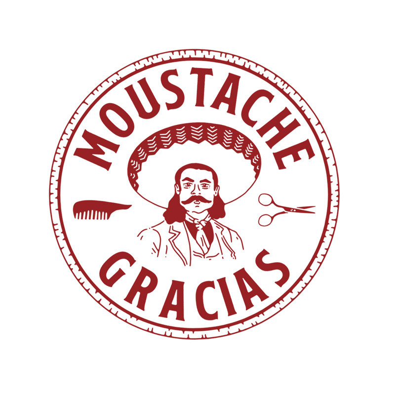 Sweat Homme Moustache Gracias Kaki