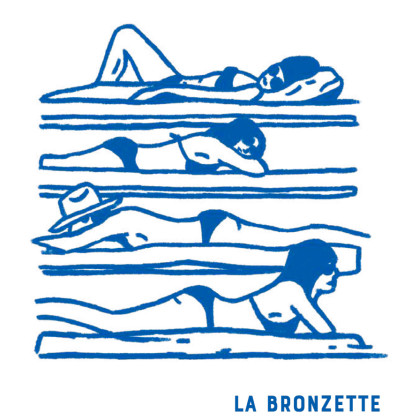 T-Shirt Femme La Bronzette Lavande