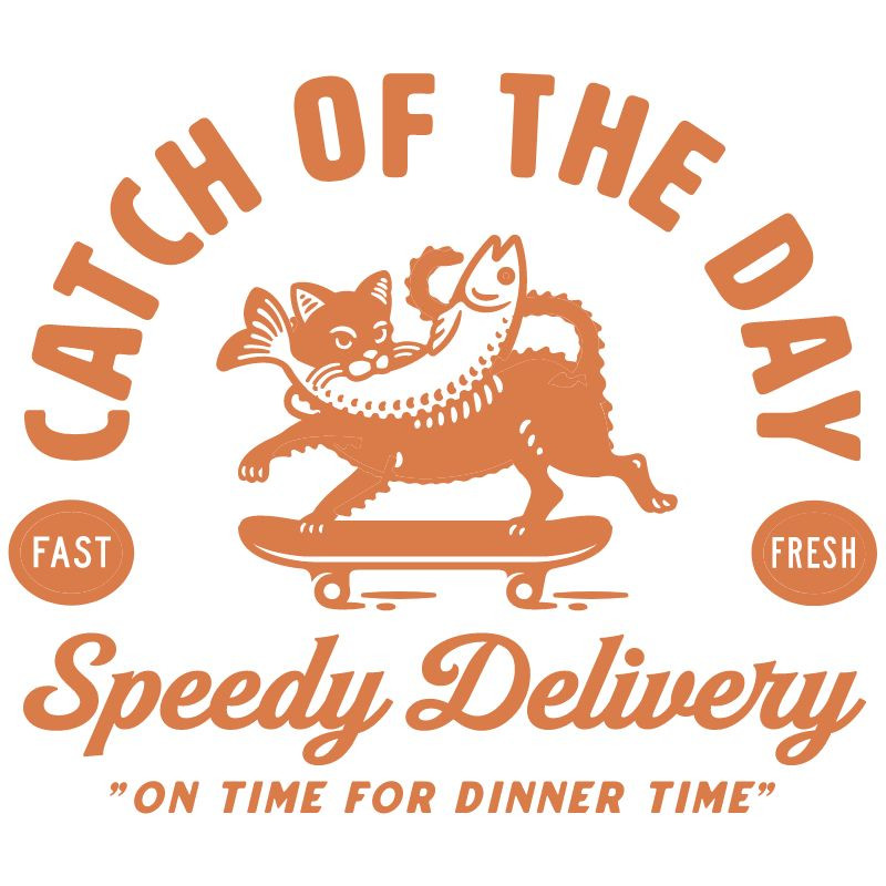 T-Shirt Enfant Catch of the Day Peach