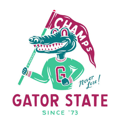 Sweat Enfant Gator State Cotton Pink