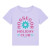 T-Shirt Femme Hossegor Holiday Club Parme