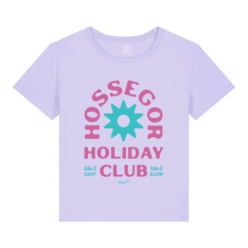 T-Shirt Femme Hossegor Holiday Club Parme